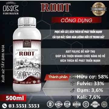 DYNAROOT Phân bón giúp phục hồi cây, kích thích rễ phát triển, cải tạo và tăng hàm lượng hữu cơ trong đất 500ML