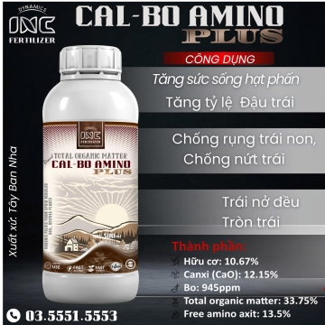 DYNACALBO PLUS+ Phân bón hữu cơ giúp tăng tỉ lệ đậu trái, chống rụng bông, nứt trái 500ML
